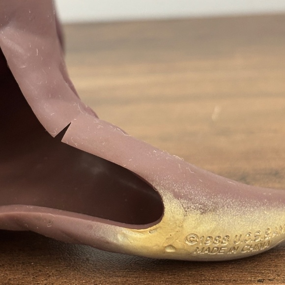 VINTAGE 1988 Land Before Time LITTLE FOOT Dinosaur Rubber Hand Puppet Pizza Hut - Picture 9 of 11